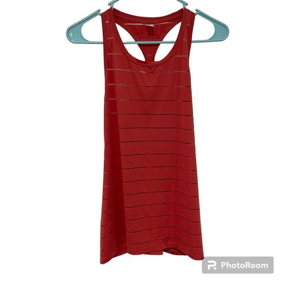 Athleta Tops - Athleta Red Striped Tank Top